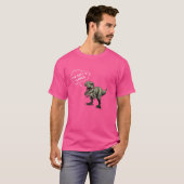 Ik ben geen Hugger T-shirt introvert T rex sarcast (Voorkant volledig)
