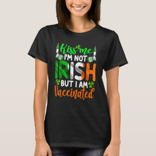 Ik ben geen Ierse St Patrick's Day Ierse vlag verp T-shirt