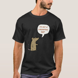 Ik ben geen laboratoriumrat t-shirt