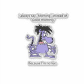 Ik ben geen leugenaar sticker (Voorkant)