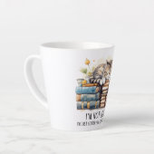 Ik ben geen luie schattige kat latte mok (Linkerhoek)