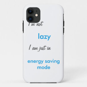Ik ben geen luie telefoonzaak iPhone 11 hoesje