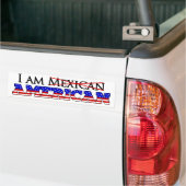 Ik ben geen Mexicaans-Amerikaan - ik ben een Ameri Bumpersticker (Op Truck)