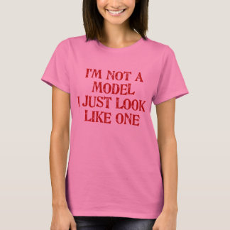 Ik ben geen model ik als één lang sleevet - shirt