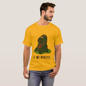 Ik ben geen Monster 19 tekstversie T-shirt (Voorkant volledig)