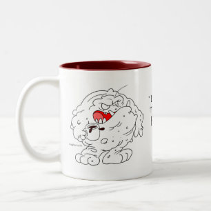 Ik ben geen Morning Person Tweekleurige Koffiemok