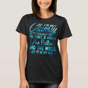 Ik ben geen onhandige grappige mensen Gezegde sarc T-shirt