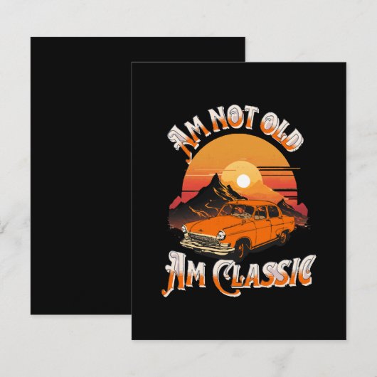 Ik ben geen oude AM Classic Informatiekaartje (Voorkant / Achterkant)