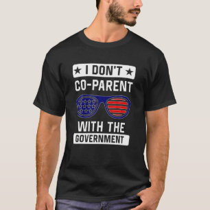 Ik ben geen partner van de overheid, grappige oude t-shirt