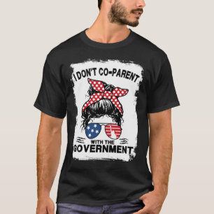 Ik ben geen partner van de regering - Vintage T-shirt