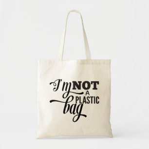 Ik ben geen plastic zak - Spreid Awareness Tote Bag