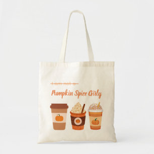 "Ik ben geen pompoen specerij girly" canvas tas