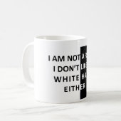 Ik ben geen racist koffiemok (Voorkant links)