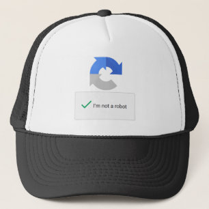Ik ben geen Robot Trucker Hat Pet