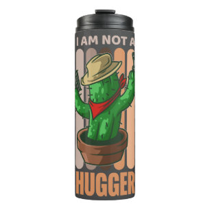 Ik ben geen schimmelige Sarcastische Cowboy Cactus Thermosbeker