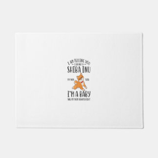 Ik ben geen Shiba Inu Mijn moeder zei dat ik een B Deurmat