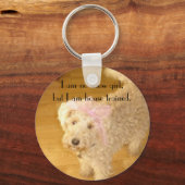 Ik ben geen show meisje, maar..... sleutelhanger (Voorkant)