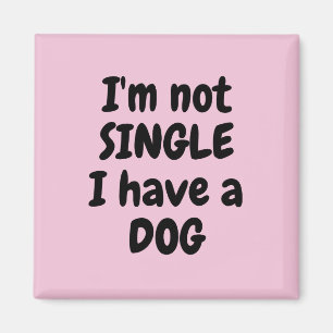 Ik ben geen Single Square Magnet Magneet