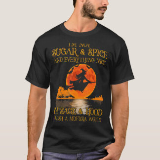 Ik ben geen suiker en spice en alles wat ik leuk v t-shirt