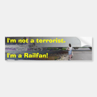 Ik ben geen terrorist. Ik ben een Raifan. Bumpersticker