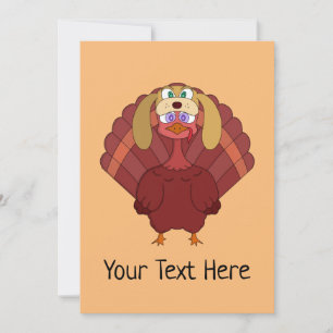Ik ben geen Turkse Thanksgiving-feestkaart Feestdagenkaart