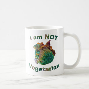 Ik ben geen vegetarische koffie-Mok Koffiemok