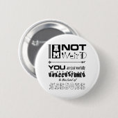 Ik ben geen vreemde Button (Voorkant /achterkant)