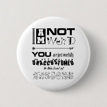 Ik ben geen vreemde Button