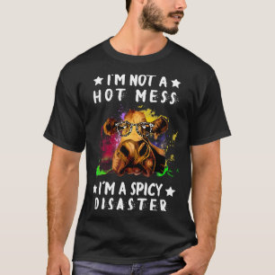 Ik ben geen warboel, ik ben een pittige ramp vaars t-shirt