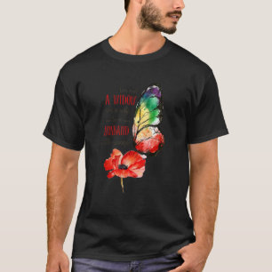 Ik ben geen weduwe, ik ben vrouw van een man met W T-shirt