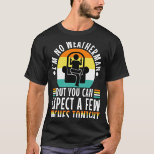 Ik ben geen weerman, maar je kunt een paar centime t-shirt