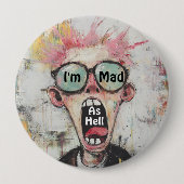 Ik ben gek als een Button (Voorkant)