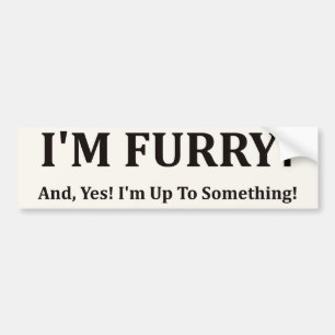 Ik ben gek bumpersticker