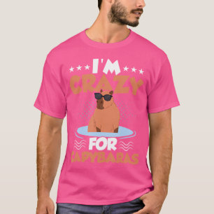 Ik ben gek op Capybara's knaagdier T-shirt