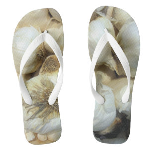Ik ben gek op Garlic Custom Adult, brede riemen Teenslippers