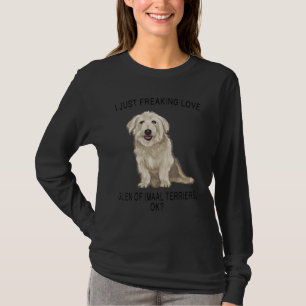 Ik ben gek op Glen van Imaal Terriers OK Dog T-shirt