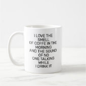 Ik ben gek op het Gezegde van Coffee Funny Morning Koffiemok (Links)