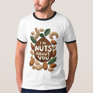 Ik ben gek op jou - Funny Nut Lovers Design T-shirt
