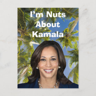 Ik ben gek op Kamala Briefkaart