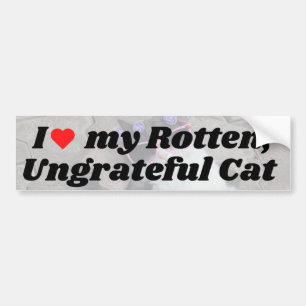 Ik ben gek op mijn rotten. bumpersticker