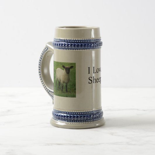 Ik ben gek op mok van schapen (Voorkant links)