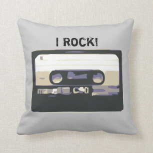 Ik ben gek. Retro Music Cassete Pillow Kussen