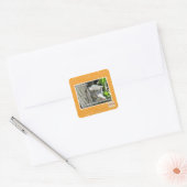 Ik ben gek vierkante sticker (Envelop)