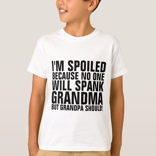 IK BEN GEKOZEN DAT NIEMAND GRANDMA T-Shirt ZAL SPR (Voorkant)