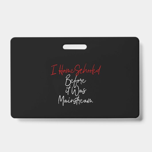 ik ben gekozen voor de mainstream . badge (Voorzijde)