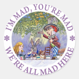 IK BEN GEMAAKT, JE BENT GEMAD, WE ZIJN ALLEMAAL GE RONDE STICKER