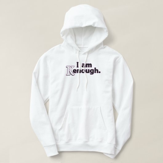 Ik ben genoeg hoodie (Design voorkant)