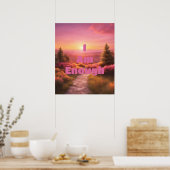 Ik ben genoeg Sunrise Poster (Keuken)