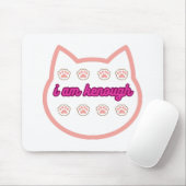 Ik ben genoeg t-shirt kat muismat (Met muis)