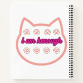 Ik ben genoeg t-shirt kat notitieboek (Achterkant)